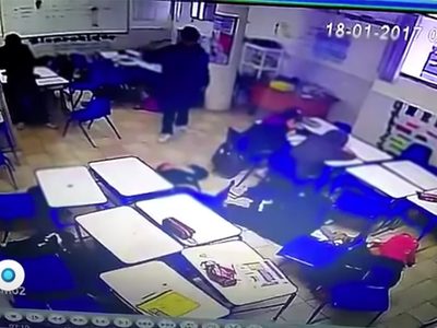 Los 35 segundos de terror en el colegio de Monterrey