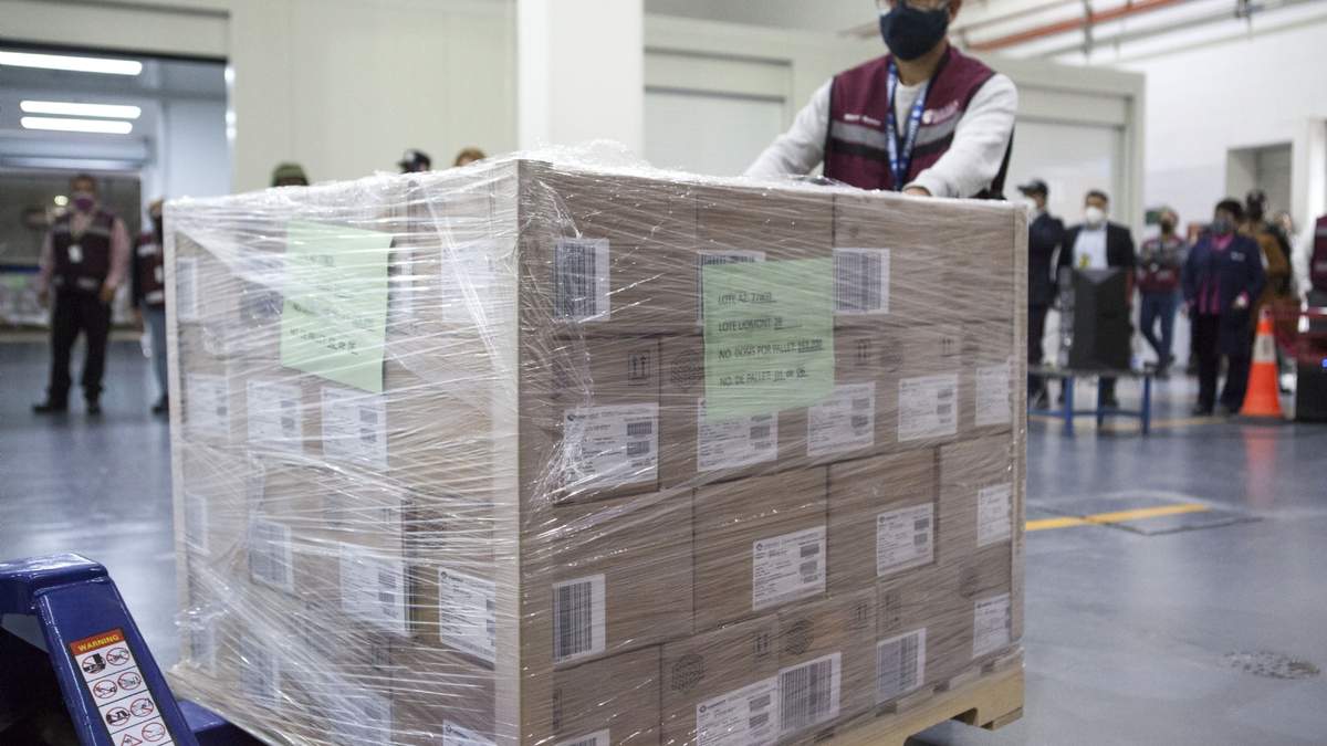 Lote de vacunas de AstraZeneca