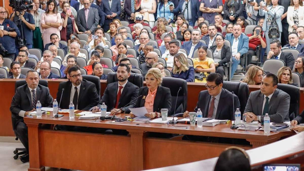 Comparecencia de la fiscal de Baja California, Ma. Elena Andrade Ramírez, ante el Congreso del Estado
