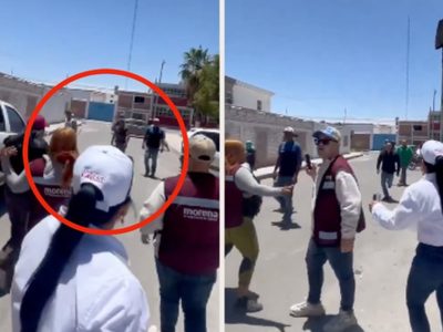 Filtran el momento exacto en el que agreden a Delia Hernández, diputada de Morena en Coahuila | VIDEO
