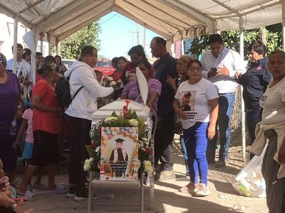 Despiden al niño Anuel en Coahuila; hay una persona detenida