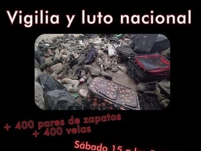 Políticos buscan colgarse de vigilia y luto nacional por campo de exterminio, acusan organizadores
