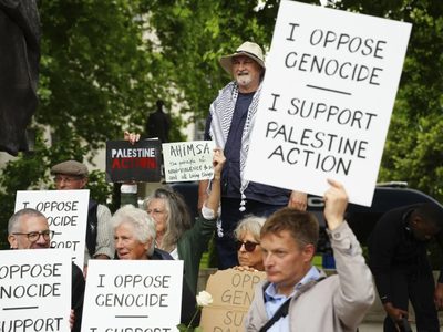 Más de 70 detenidos en protestas en Reino Unido en apoyo al grupo prohibido Palestine Action