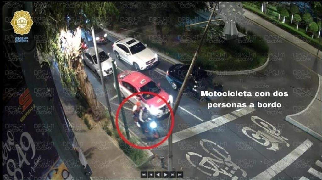 Moto de los atacantes de Ciro Gómez Leyva
