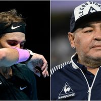 El dolor de Rafael Nadal por el fallecimiento de Diego Maradona