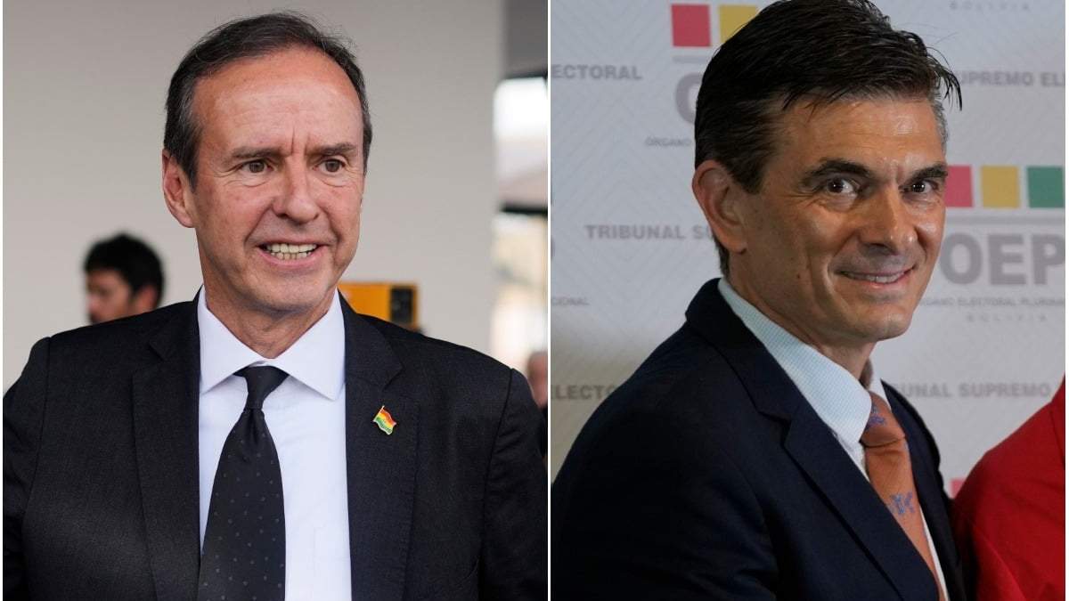 Jorge Quiroga y Rodrigo Paz. Por la segunda vuelta