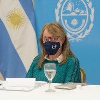 Alicia Kirchner mantuvo un encuentro de trabajo con Aníbal Fernández