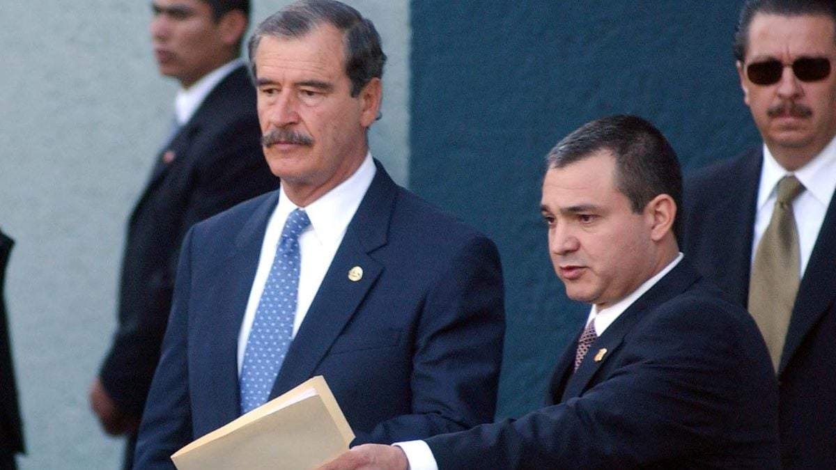 Vicente Fox y Genaro García Luna