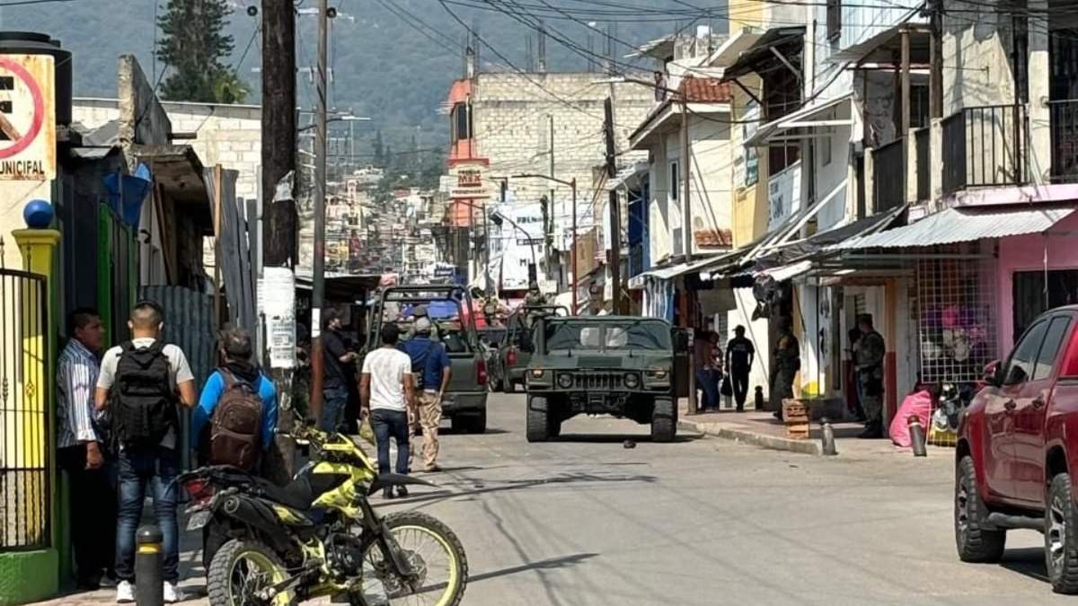 Militares en Ocosingo, Chiapas