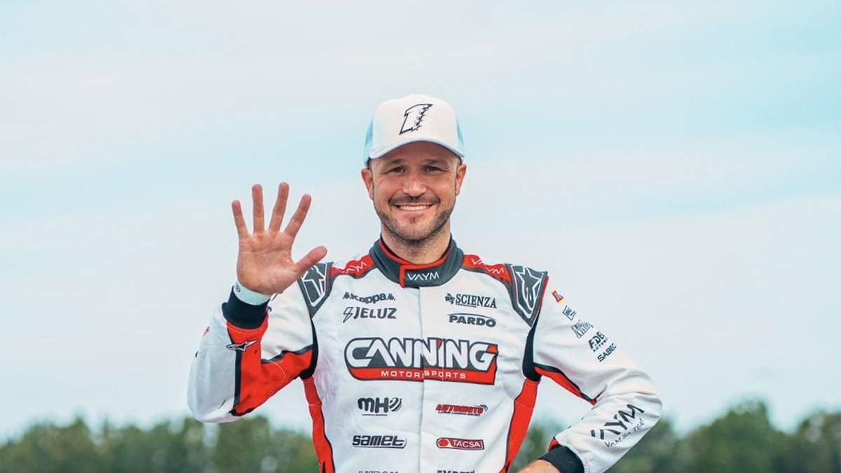 Agustín Canapino, quíntuple campeón del Turismo Carretera
