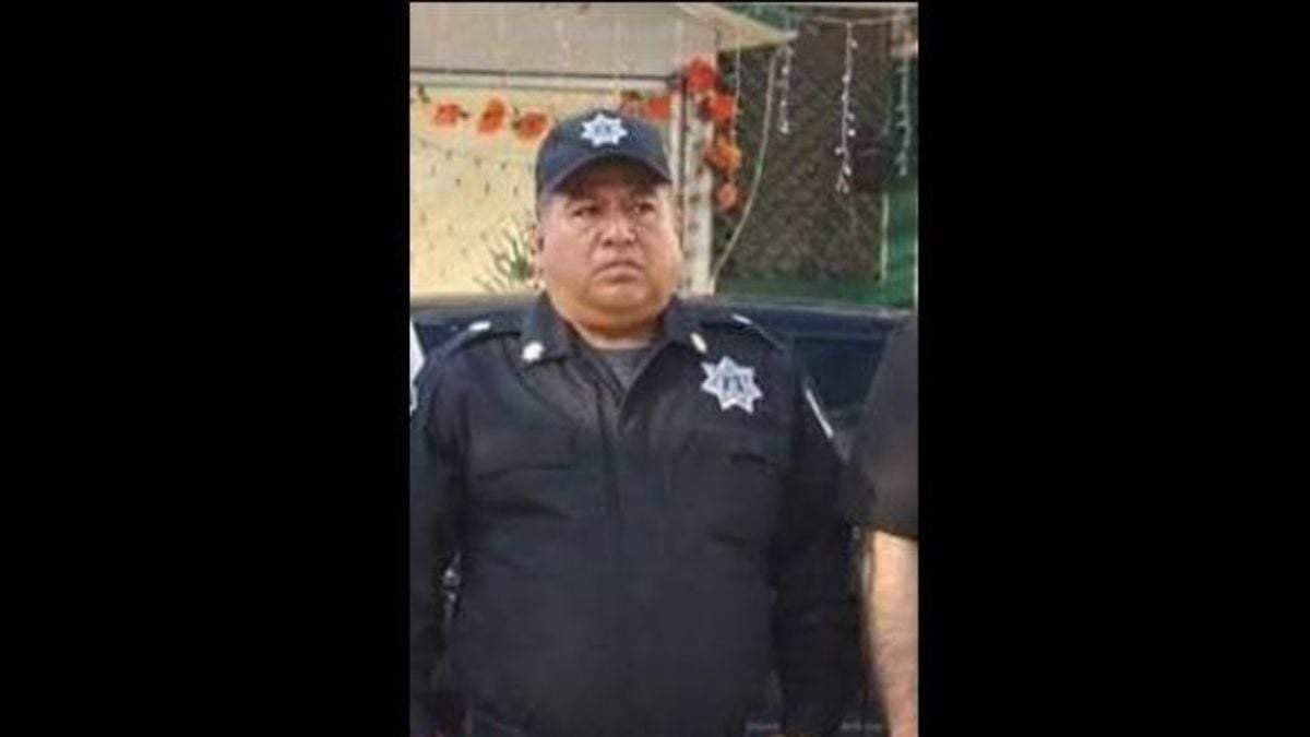 El director de la policía de Centla, Hugo Tito Cabrera Alfonso