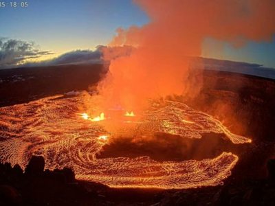Volcán Kilauea reanuda erupciones tras pausa de tres meses
