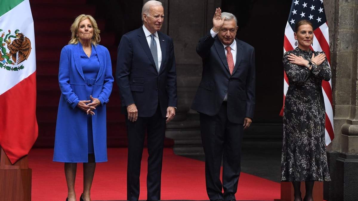 AMLO y Joe Biden en México