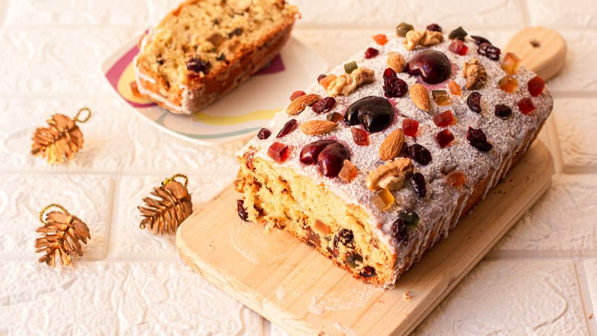 Budín navideño. Fuente: (Instagram).