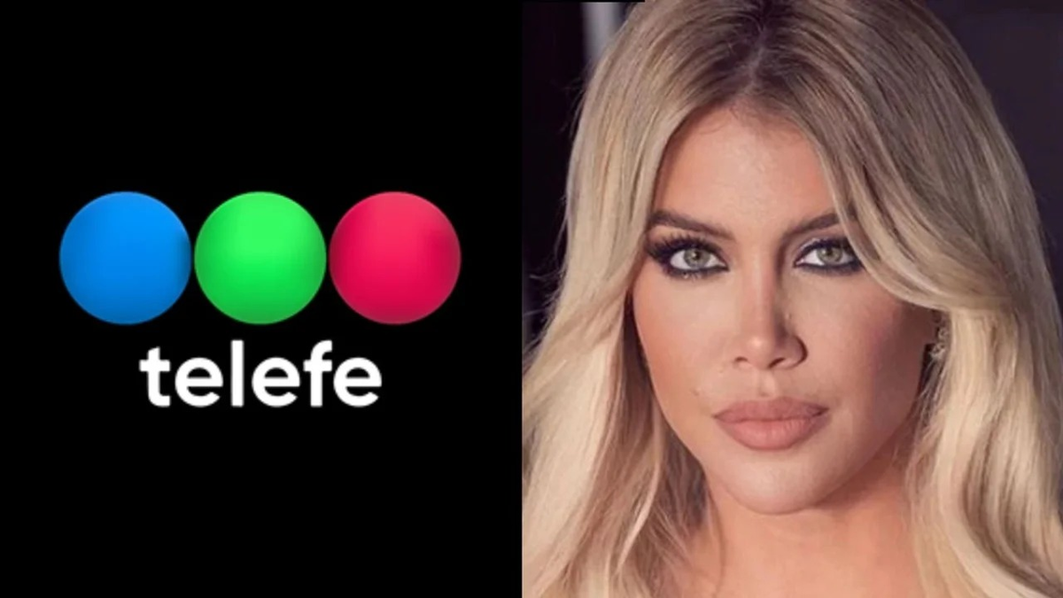 Telefe y Wanda Nara. Fuente: (Instagram)