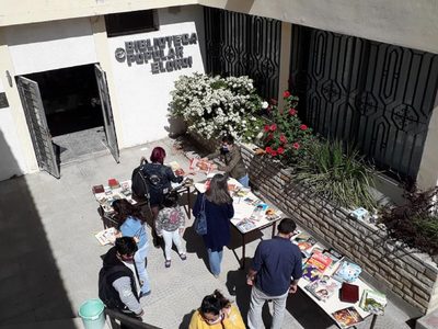 Gran repercusión obtuvo la feria de libros usados en la Biblioteca Popular Elordi de Zapala