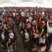 Gobernador de Aguascalientes falta a evento de AMLO, pero igual lo abuchean (Video)