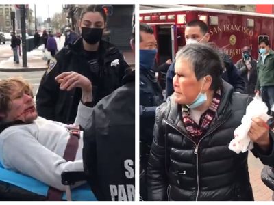 Hombre agrede a anciana asiática en San Francisco; ella lo manda al hospital