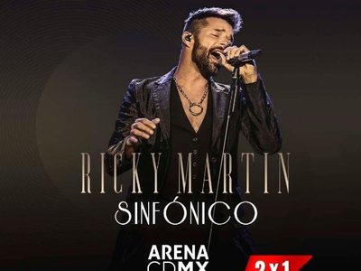 “Ricky Martin Sinfónico” de gira en México; este miércoles toca en la Arena CDMX