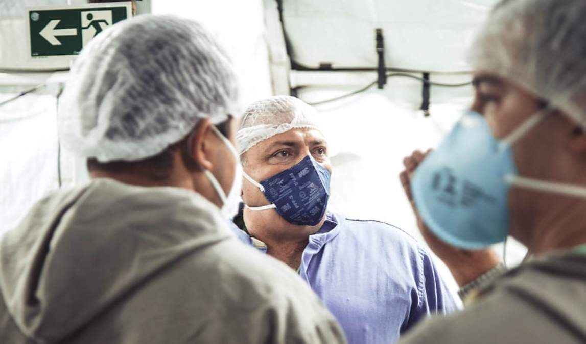 El ministro de Salud de Brasil Eduardo Pazuello.