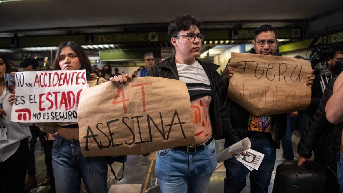 La protesta en Centro Médico