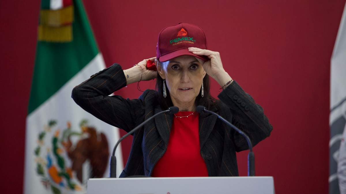 La jefa de Gobierno Claudia Sheinbaum durante el anuncio