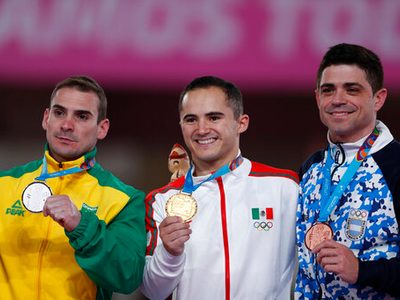 El gimnasta Fabián de Luna da el oro número 13 a México en los Panamericanos de Lima 2019