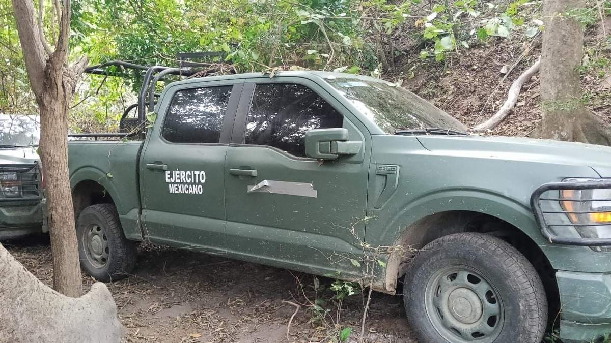 Patrulla clonada del Ejército, asegurada en operativo conjunto en Chiapas