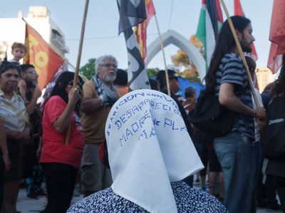 Lolín Rigoni realizó la 44° Marcha de la Resistencia en Neuquén