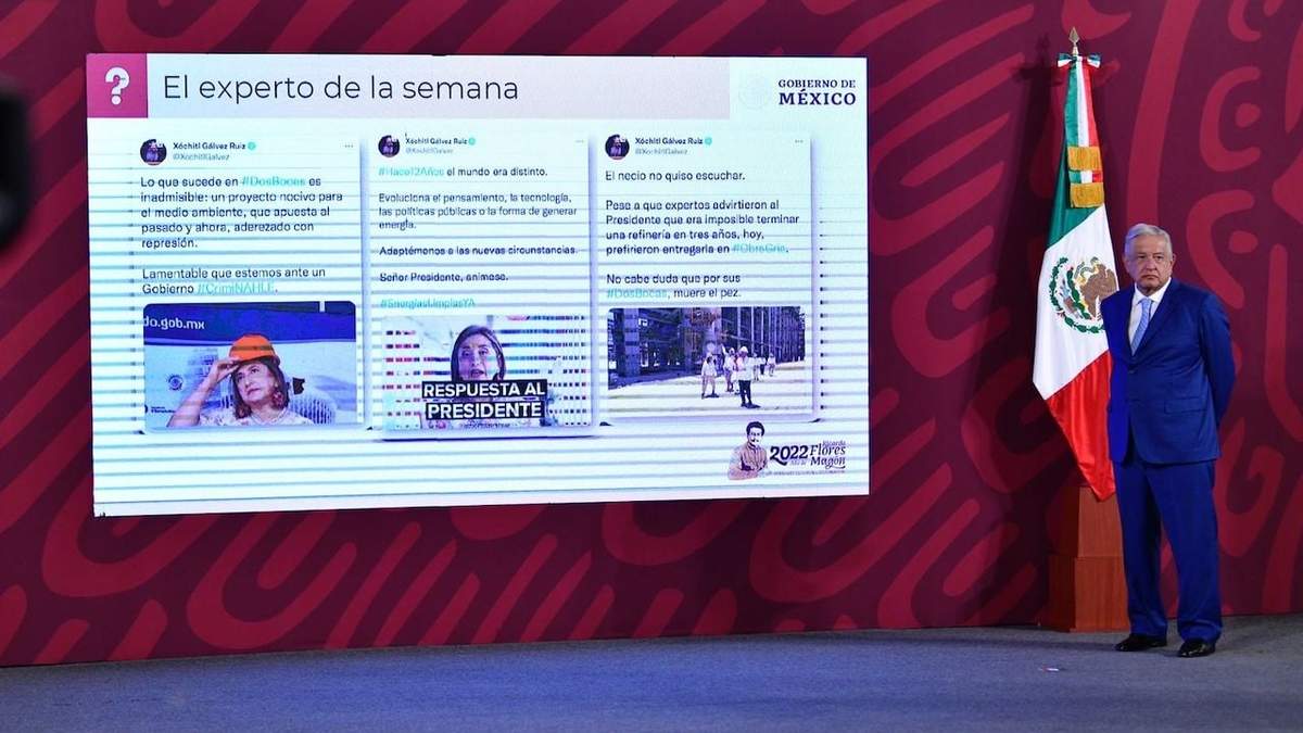 La senadora panista fue la protagonista de la nueva sección de la mañanera "El experto de la semana"