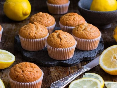 Muffins de avena y limón: para esa imperdible merienda de la tarde, con los mates más calentitos