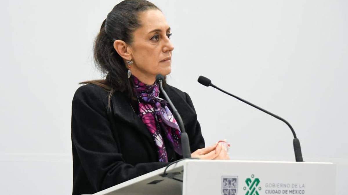 La jefa de gobierno Claudia Sheinbaum