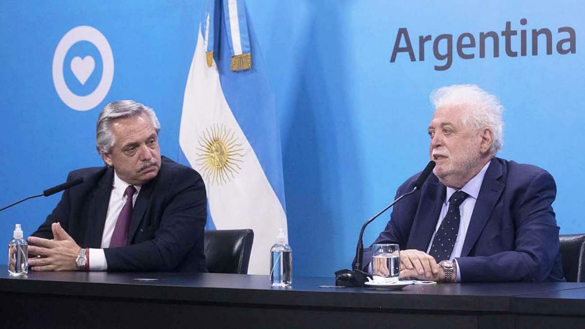 Alberto Fernández junto a González García. Fuente: (Twitter)