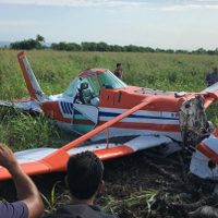 Cae avioneta fumigadora en terrenos de la Universidad Autónoma de Sinaloa (Video)