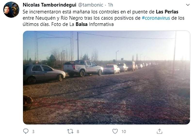 Controles en Balsa Las Perlas