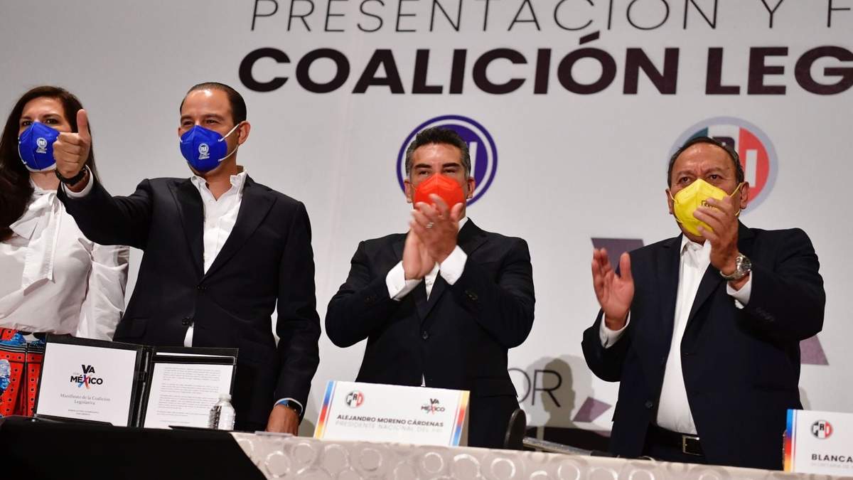 Marko Cortés, Alejandro Moreno y Jesús Zambrano