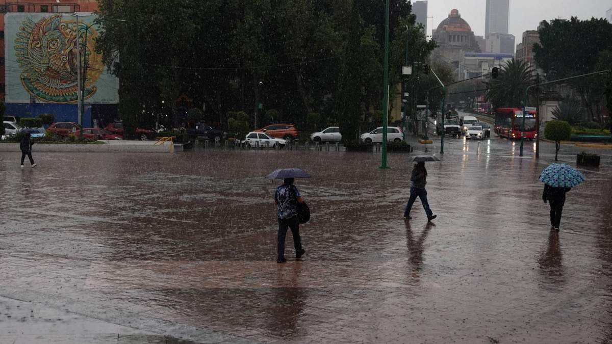 Se prevén lluvias puntuales fuertes este lunes en la Ciudad de México