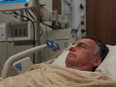 Jair Bolsonaro fue internado en terapia intensiva por una neumonía