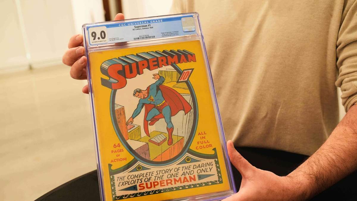 Comic de Superman, publicado por DC Comics, el lunes 24 de noviembre de 2025, en Irving, Texas