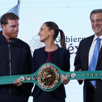 “El Canelo” anunció una clase masiva de box y lanza mensaje a los jóvenes en la mañanera (Video)