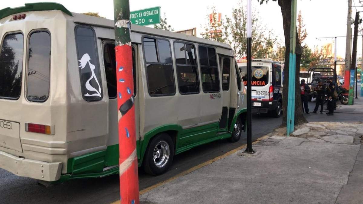 Un microbús de la CDMX