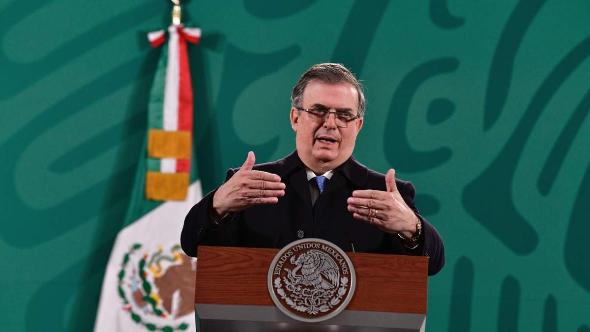 El canciller Marcelo Ebrard