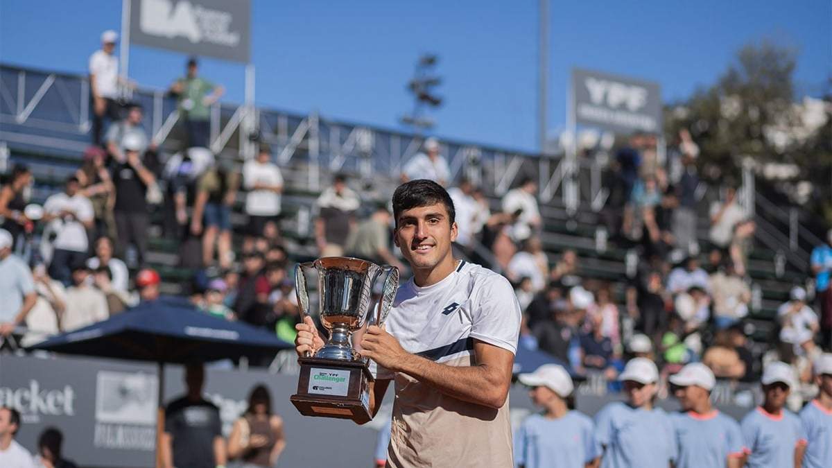 Román Burruchaga, campeón en Buenos Aires.