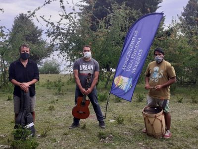 Villa Pehuenia: el programa cultural Arte al Paso dio inicio desde el Centro de Interpretación