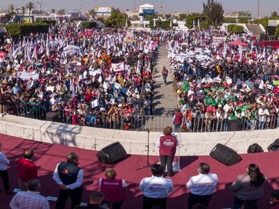 Delfina Gómez promete que no permitirá que la "voluntad del pueblo" sea ignorada en el Edomex