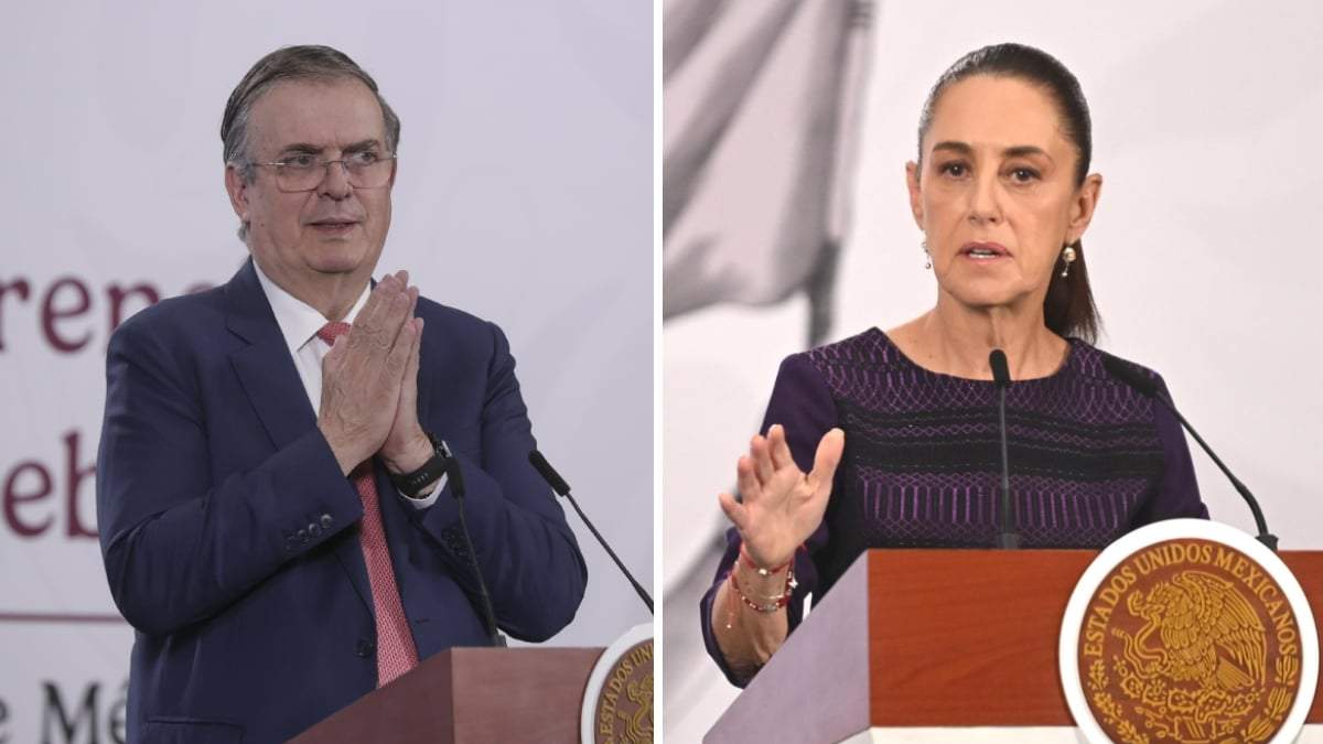 Marcelo Ebrard y Claudia Sheinbaum