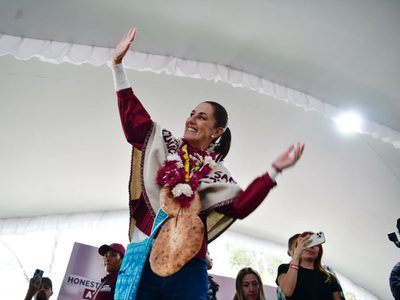 En Edomex, Sheinbaum presume el Tren Maya y calla sobre Texcaltitlán (Video)