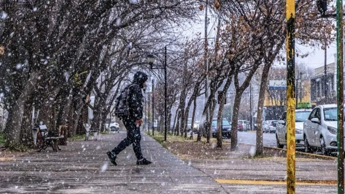 Clima inestable con lluvias y nevadas en la cordillera. Fuente: (Facebook)