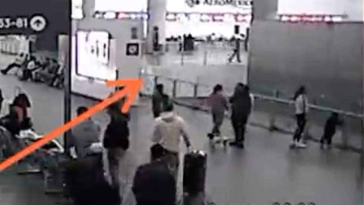 El momento del incidente