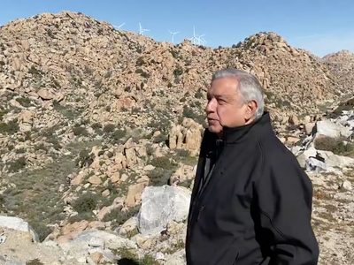 En La Rumorosa, AMLO critica a panistas por instalación de 'ventiladores”